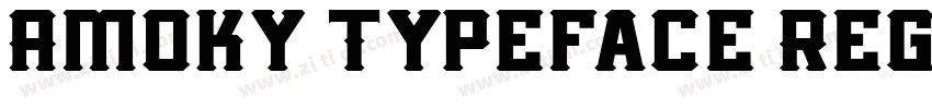 Amoky Typeface Regul字体转换